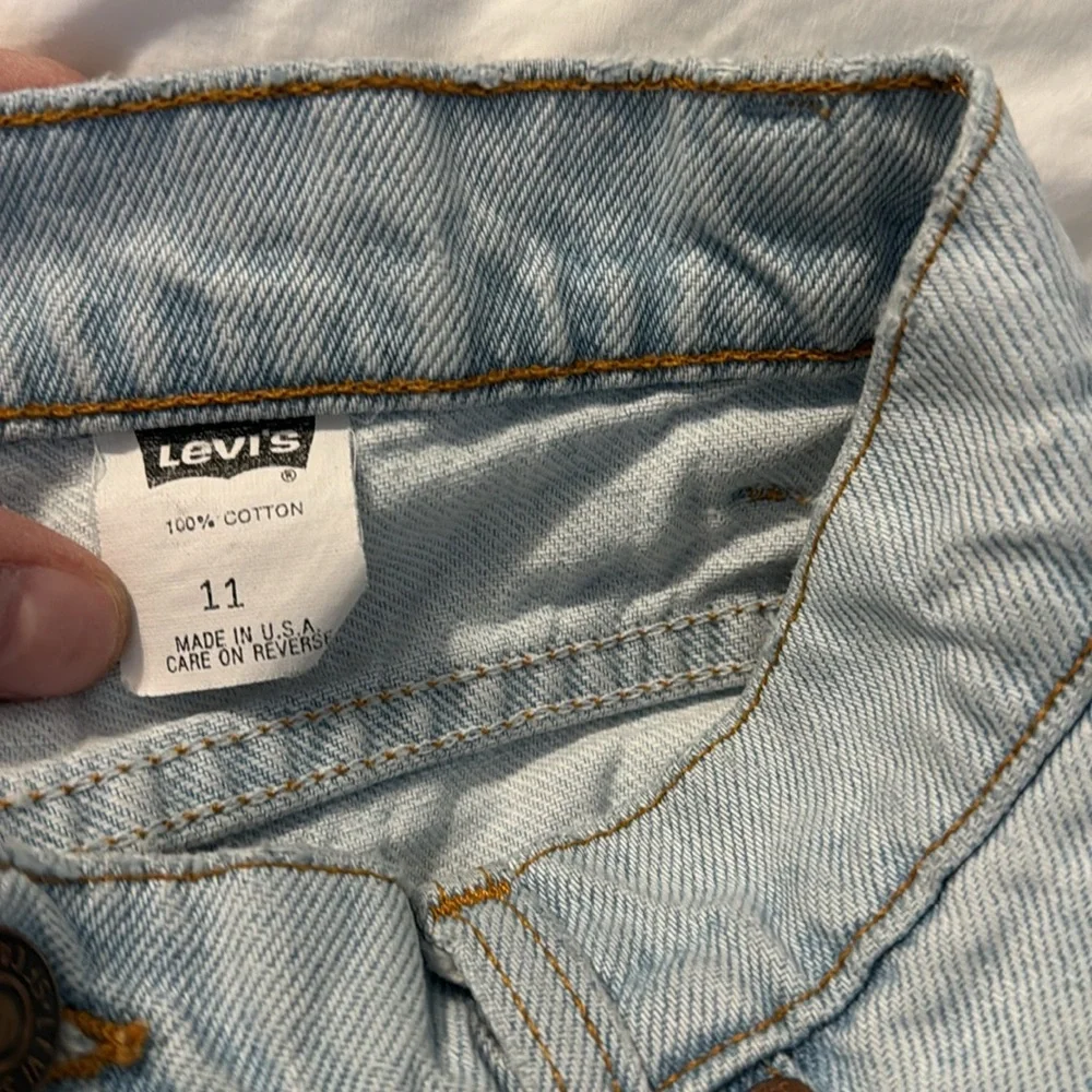 Vintage 90’s 🇺🇸Made in USA Light Wash Levi’s - Picture 8 of 9